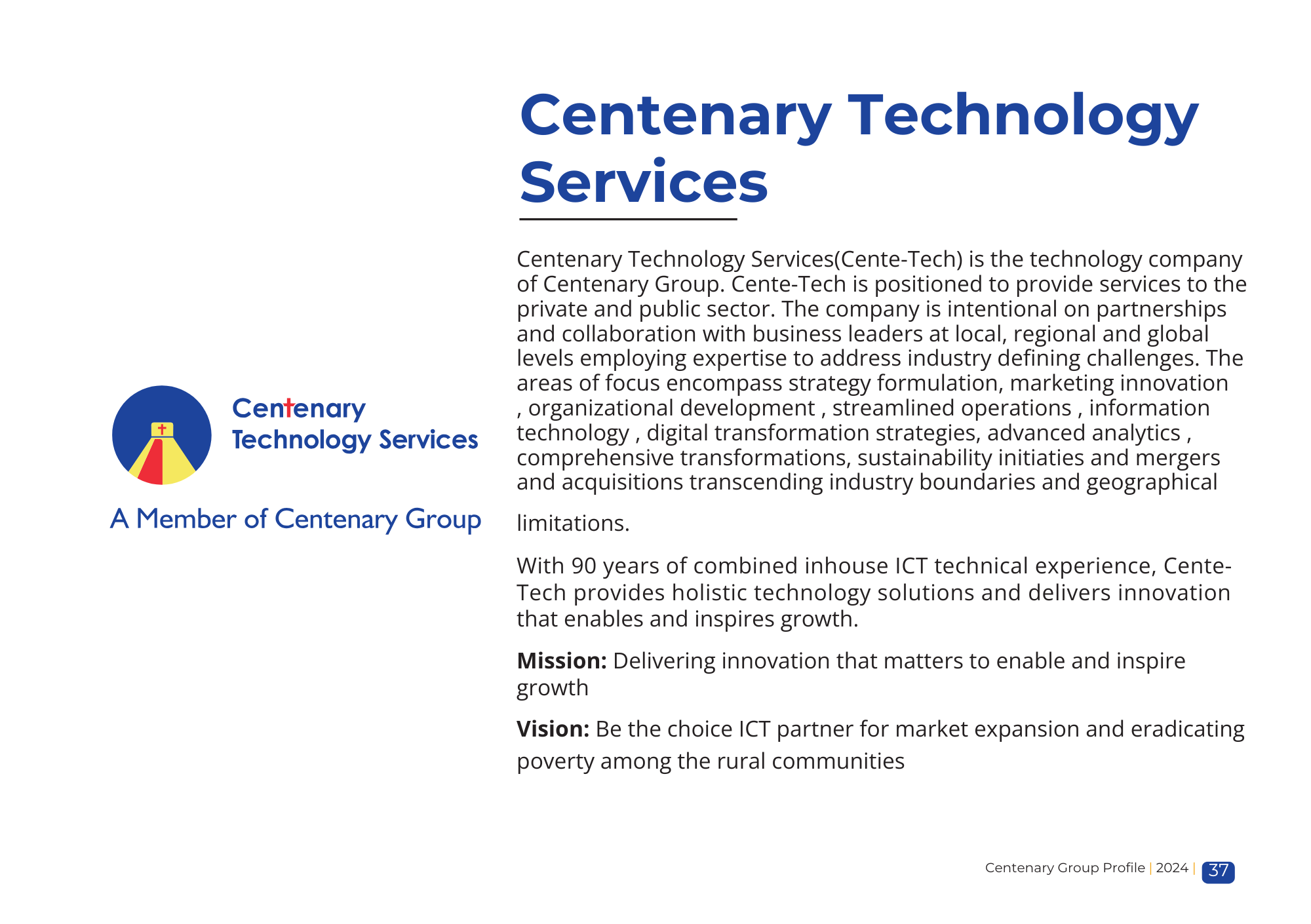 Centenary Group | Driving Growth, Impact, and Innovation